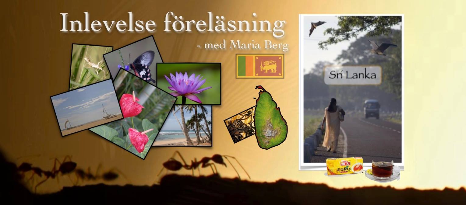 Sri Lanka - den gröna ön, inlevesle föreläsning av fotogaf Maria Berg